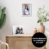 image:imageAmericanflat 24x30 Poster Frame  Slim Molding  Black  Polished plexiglass front hangs vertical or horizontal sawtooth hangers included secure turntab backingWhite