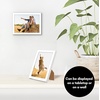 image:imageAmericanflat 24x30 Poster Frame  Slim Molding  Black  Polished plexiglass front hangs vertical or horizontal sawtooth hangers included secure turntab backingWhite