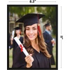 image:imageAmericanflat 24x30 Poster Frame  Slim Molding  Black  Polished plexiglass front hangs vertical or horizontal sawtooth hangers included secure turntab backingBlack