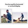 image:imageAmericanflat 24x30 Poster Frame  Slim Molding  Black  Polished plexiglass front hangs vertical or horizontal sawtooth hangers included secure turntab backingWhite