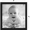 image:imageAmericanflat 24x30 Poster Frame  Slim Molding  Black  Polished plexiglass front hangs vertical or horizontal sawtooth hangers included secure turntab backingBlack