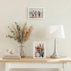 image:imageAmericanflat 24x30 Poster Frame  Slim Molding  Black  Polished plexiglass front hangs vertical or horizontal sawtooth hangers included secure turntab backingWhite