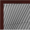 image:imageAmericanflat 24x30 Poster Frame  Slim Molding  Black  Polished plexiglass front hangs vertical or horizontal sawtooth hangers included secure turntab backingMahogany