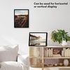 image:imageAmericanflat 24x30 Poster Frame  Slim Molding  Black  Polished plexiglass front hangs vertical or horizontal sawtooth hangers included secure turntab backingBlack