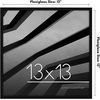 image:imageAmericanflat 24x30 Poster Frame  Slim Molding  Black  Polished plexiglass front hangs vertical or horizontal sawtooth hangers included secure turntab backingBlack