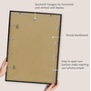 image:imageAmericanflat 24x30 Poster Frame  Slim Molding  Black  Polished plexiglass front hangs vertical or horizontal sawtooth hangers included secure turntab backingBlack