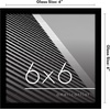 image:imageAmericanflat 24x30 Poster Frame  Slim Molding  Black  Polished plexiglass front hangs vertical or horizontal sawtooth hangers included secure turntab backingBlack
