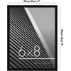 image:imageAmericanflat 24x30 Poster Frame  Slim Molding  Black  Polished plexiglass front hangs vertical or horizontal sawtooth hangers included secure turntab backingBlack