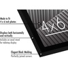 image:imageAmericanflat 24x30 Poster Frame  Slim Molding  Black  Polished plexiglass front hangs vertical or horizontal sawtooth hangers included secure turntab backingBlack