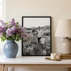 image:imageAmericanflat 24x30 Poster Frame  Slim Molding  Black  Polished plexiglass front hangs vertical or horizontal sawtooth hangers included secure turntab backingBlack
