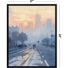 image:imageAmericanflat 24x30 Poster Frame  Slim Molding  Black  Polished plexiglass front hangs vertical or horizontal sawtooth hangers included secure turntab backingBlack