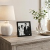 image:imageAmericanflat 24x30 Poster Frame  Slim Molding  Black  Polished plexiglass front hangs vertical or horizontal sawtooth hangers included secure turntab backingBlack