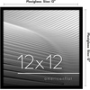 image:imageAmericanflat 24x30 Poster Frame  Slim Molding  Black  Polished plexiglass front hangs vertical or horizontal sawtooth hangers included secure turntab backingBlack