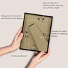 image:imageAmericanflat 24x30 Poster Frame  Slim Molding  Black  Polished plexiglass front hangs vertical or horizontal sawtooth hangers included secure turntab backingBlack