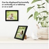 image:imageAmericanflat 24x30 Poster Frame  Slim Molding  Black  Polished plexiglass front hangs vertical or horizontal sawtooth hangers included secure turntab backingBlack