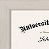 image:imageAmericanflat 85x11 Diploma Frame with ShatterResistant Glass  Document Frames with Engineered Wood  Legacy Collection  Certificate Frame for Tabletop and Wall Display  Walnut  Shatterresistant glass wall or tabletop display with included easel sawtooth hangers includedLight Wood