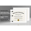 image:imageAmericanflat 85x11 Diploma Frame with ShatterResistant Glass  Document Frames with Engineered Wood  Legacy Collection  Certificate Frame for Tabletop and Wall Display  Walnut  Shatterresistant glass wall or tabletop display with included easel sawtooth hangers includedWhite