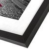 image:imageAmericanflat 9x12 Picture Frame with ShatterResistant Glass  Use as 6x8 Frame with Mat or Display 9x12 Photo Without Mat  Signature Collection  Picture Frames for Tabletop and Wall Display  Black  Shatterresistant glass wall or tabletop display with included easel sawtooth hangers included use with or without matBlack