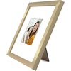 image:imageAmericanflat 9x12 Picture Frame with ShatterResistant Glass  Use as 6x8 Frame with Mat or Display 9x12 Photo Without Mat  Signature Collection  Picture Frames for Tabletop and Wall Display  Black  Shatterresistant glass wall or tabletop display with included easel sawtooth hangers included use with or without matGold
