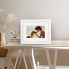 image:imageAmericanflat 9x12 Picture Frame with ShatterResistant Glass  Use as 6x8 Frame with Mat or Display 9x12 Photo Without Mat  Signature Collection  Picture Frames for Tabletop and Wall Display  Black  Shatterresistant glass wall or tabletop display with included easel sawtooth hangers included use with or without matWhite
