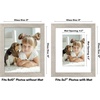 image:imageAmericanflat 9x12 Picture Frame with ShatterResistant Glass  Use as 6x8 Frame with Mat or Display 9x12 Photo Without Mat  Signature Collection  Picture Frames for Tabletop and Wall Display  Black  Shatterresistant glass wall or tabletop display with included easel sawtooth hangers included use with or without matDriftwood