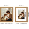 image:imageAmericanflat 9x12 Picture Frame with ShatterResistant Glass  Use as 6x8 Frame with Mat or Display 9x12 Photo Without Mat  Signature Collection  Picture Frames for Tabletop and Wall Display  Black  Shatterresistant glass wall or tabletop display with included easel sawtooth hangers included use with or without matDark Oak