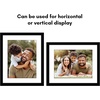 image:imageAmericanflat 9x12 Picture Frame with ShatterResistant Glass  Use as 6x8 Frame with Mat or Display 9x12 Photo Without Mat  Signature Collection  Picture Frames for Tabletop and Wall Display  Black  Shatterresistant glass wall or tabletop display with included easel sawtooth hangers included use with or without matBlack