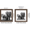 image:imageAmericanflat 9x12 Picture Frame with ShatterResistant Glass  Use as 6x8 Frame with Mat or Display 9x12 Photo Without Mat  Signature Collection  Picture Frames for Tabletop and Wall Display  Black  Shatterresistant glass wall or tabletop display with included easel sawtooth hangers included use with or without matWalnut