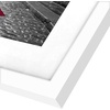 image:imageAmericanflat 9x12 Picture Frame with ShatterResistant Glass  Use as 6x8 Frame with Mat or Display 9x12 Photo Without Mat  Signature Collection  Picture Frames for Tabletop and Wall Display  Black  Shatterresistant glass wall or tabletop display with included easel sawtooth hangers included use with or without matWhite