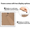 image:imageAmericanflat 9x12 Picture Frame with ShatterResistant Glass  Use as 6x8 Frame with Mat or Display 9x12 Photo Without Mat  Signature Collection  Picture Frames for Tabletop and Wall Display  Black  Shatterresistant glass wall or tabletop display with included easel sawtooth hangers included use with or without matWhite