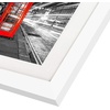 image:imageAmericanflat 9x12 Picture Frame with ShatterResistant Glass  Use as 6x8 Frame with Mat or Display 9x12 Photo Without Mat  Signature Collection  Picture Frames for Tabletop and Wall Display  Black  Shatterresistant glass wall or tabletop display with included easel sawtooth hangers included use with or without matWhite