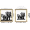 image:imageAmericanflat 9x12 Picture Frame with ShatterResistant Glass  Use as 6x8 Frame with Mat or Display 9x12 Photo Without Mat  Signature Collection  Picture Frames for Tabletop and Wall Display  Black  Shatterresistant glass wall or tabletop display with included easel sawtooth hangers included use with or without matGold