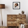 image:imageAmericanflat 9x12 Picture Frame with ShatterResistant Glass  Use as 6x8 Frame with Mat or Display 9x12 Photo Without Mat  Signature Collection  Picture Frames for Tabletop and Wall Display  Black  Shatterresistant glass wall or tabletop display with included easel sawtooth hangers included use with or without matBlack