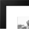 image:imageAmericanflat 9x12 Picture Frame with ShatterResistant Glass  Use as 6x8 Frame with Mat or Display 9x12 Photo Without Mat  Signature Collection  Picture Frames for Tabletop and Wall Display  Black  Shatterresistant glass wall or tabletop display with included easel sawtooth hangers included use with or without matBlack