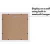 image:imageAmericanflat 9x12 Picture Frame with ShatterResistant Glass  Use as 6x8 Frame with Mat or Display 9x12 Photo Without Mat  Signature Collection  Picture Frames for Tabletop and Wall Display  Black  Shatterresistant glass wall or tabletop display with included easel sawtooth hangers included use with or without matWhite