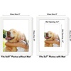image:imageAmericanflat 9x12 Picture Frame with ShatterResistant Glass  Use as 6x8 Frame with Mat or Display 9x12 Photo Without Mat  Signature Collection  Picture Frames for Tabletop and Wall Display  Black  Shatterresistant glass wall or tabletop display with included easel sawtooth hangers included use with or without matWhite