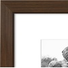 image:imageAmericanflat 9x12 Picture Frame with ShatterResistant Glass  Use as 6x8 Frame with Mat or Display 9x12 Photo Without Mat  Signature Collection  Picture Frames for Tabletop and Wall Display  Black  Shatterresistant glass wall or tabletop display with included easel sawtooth hangers included use with or without matWalnut