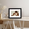 image:imageAmericanflat 9x12 Picture Frame with ShatterResistant Glass  Use as 6x8 Frame with Mat or Display 9x12 Photo Without Mat  Signature Collection  Picture Frames for Tabletop and Wall Display  Black  Shatterresistant glass wall or tabletop display with included easel sawtooth hangers included use with or without matBlack