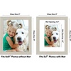 image:imageAmericanflat 9x12 Picture Frame with ShatterResistant Glass  Use as 6x8 Frame with Mat or Display 9x12 Photo Without Mat  Signature Collection  Picture Frames for Tabletop and Wall Display  Black  Shatterresistant glass wall or tabletop display with included easel sawtooth hangers included use with or without matLight Wood