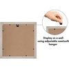 image:imageAmericanflat 9x12 Picture Frame with ShatterResistant Glass  Use as 6x8 Frame with Mat or Display 9x12 Photo Without Mat  Signature Collection  Picture Frames for Tabletop and Wall Display  Black  Shatterresistant glass wall or tabletop display with included easel sawtooth hangers included use with or without matDriftwood