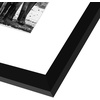 image:imageAmericanflat 9x12 Picture Frame with ShatterResistant Glass  Use as 6x8 Frame with Mat or Display 9x12 Photo Without Mat  Signature Collection  Picture Frames for Tabletop and Wall Display  Black  Shatterresistant glass wall or tabletop display with included easel sawtooth hangers included use with or without matBlack