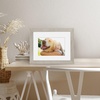 image:imageAmericanflat 9x12 Picture Frame with ShatterResistant Glass  Use as 6x8 Frame with Mat or Display 9x12 Photo Without Mat  Signature Collection  Picture Frames for Tabletop and Wall Display  Black  Shatterresistant glass wall or tabletop display with included easel sawtooth hangers included use with or without matDriftwood