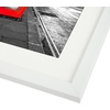 image:imageAmericanflat 9x12 Picture Frame with ShatterResistant Glass  Use as 6x8 Frame with Mat or Display 9x12 Photo Without Mat  Signature Collection  Picture Frames for Tabletop and Wall Display  Black  Shatterresistant glass wall or tabletop display with included easel sawtooth hangers included use with or without matWhite