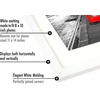 image:imageAmericanflat 9x12 Picture Frame with ShatterResistant Glass  Use as 6x8 Frame with Mat or Display 9x12 Photo Without Mat  Signature Collection  Picture Frames for Tabletop and Wall Display  Black  Shatterresistant glass wall or tabletop display with included easel sawtooth hangers included use with or without matWhite