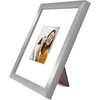 image:imageAmericanflat 9x12 Picture Frame with ShatterResistant Glass  Use as 6x8 Frame with Mat or Display 9x12 Photo Without Mat  Signature Collection  Picture Frames for Tabletop and Wall Display  Black  Shatterresistant glass wall or tabletop display with included easel sawtooth hangers included use with or without matSilver