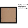 image:imageAmericanflat 9x12 Picture Frame with ShatterResistant Glass  Use as 6x8 Frame with Mat or Display 9x12 Photo Without Mat  Signature Collection  Picture Frames for Tabletop and Wall Display  Black  Shatterresistant glass wall or tabletop display with included easel sawtooth hangers included use with or without matBlack