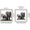 image:imageAmericanflat 9x12 Picture Frame with ShatterResistant Glass  Use as 6x8 Frame with Mat or Display 9x12 Photo Without Mat  Signature Collection  Picture Frames for Tabletop and Wall Display  Black  Shatterresistant glass wall or tabletop display with included easel sawtooth hangers included use with or without matLight Wood