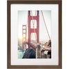 image:imageAmericanflat 9x12 Picture Frame with ShatterResistant Glass  Use as 6x8 Frame with Mat or Display 9x12 Photo Without Mat  Signature Collection  Picture Frames for Tabletop and Wall Display  Black  Shatterresistant glass wall or tabletop display with included easel sawtooth hangers included use with or without matWalnut