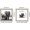 image:imageAmericanflat 9x12 Picture Frame with ShatterResistant Glass  Use as 6x8 Frame with Mat or Display 9x12 Photo Without Mat  Signature Collection  Picture Frames for Tabletop and Wall Display  Black  Shatterresistant glass wall or tabletop display with included easel sawtooth hangers included use with or without matDriftwood