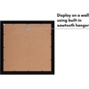 image:imageAmericanflat 9x12 Picture Frame with ShatterResistant Glass  Use as 6x8 Frame with Mat or Display 9x12 Photo Without Mat  Signature Collection  Picture Frames for Tabletop and Wall Display  Black  Shatterresistant glass wall or tabletop display with included easel sawtooth hangers included use with or without matBlack